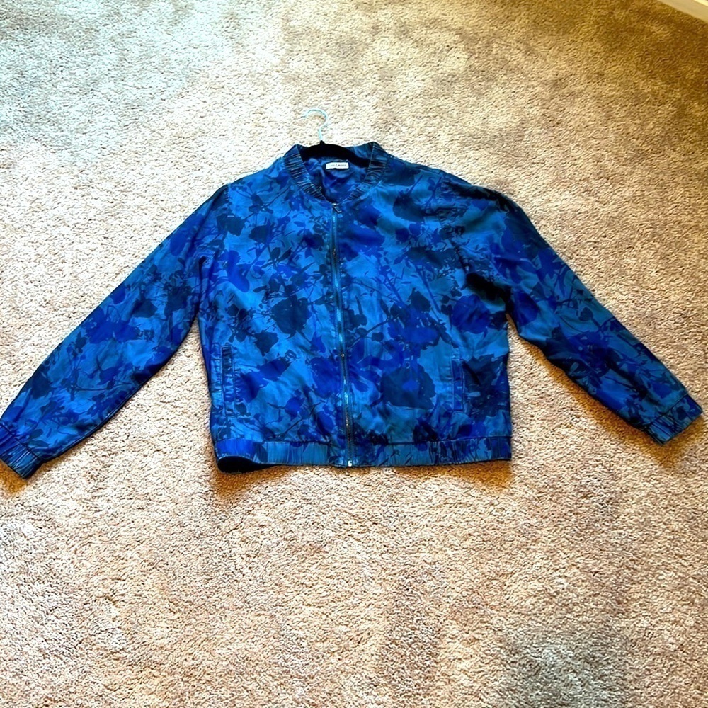 Juicy Couture Blue Jean floral jacket